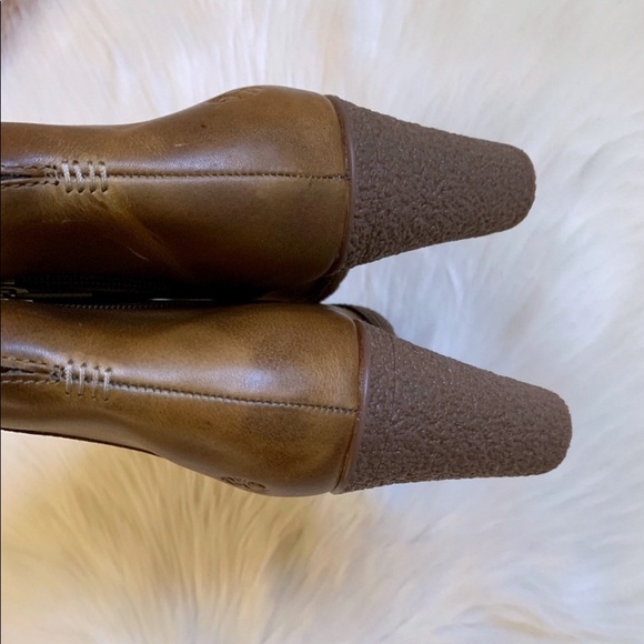 Timberland Beige Tillston Peep Toe Ankle Boots - Picture 7 of 8